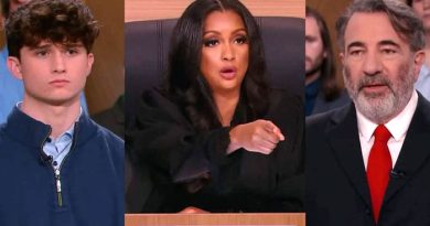 A TV judge on 'Equal Justice' handed down a stern ruling to a homophobic dad