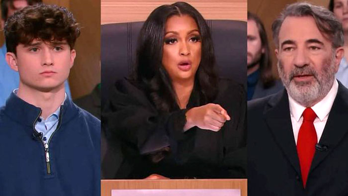 A TV judge on 'Equal Justice' handed down a stern ruling to a homophobic dad